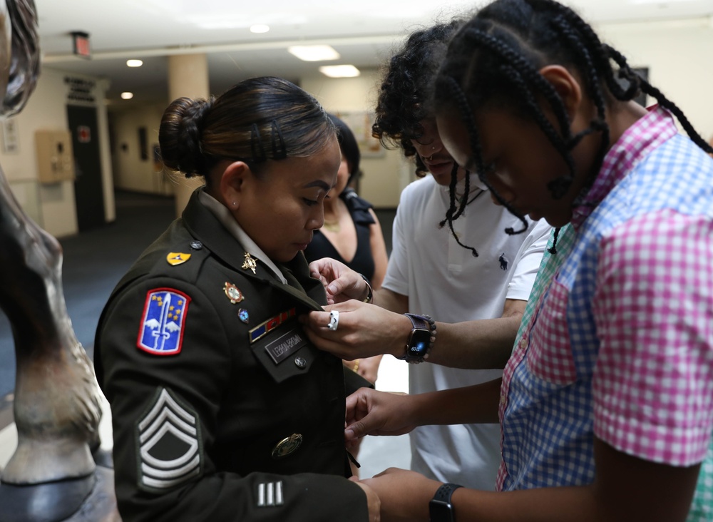 Master Sgt. Lyra Lebron-Brown Promotion Ceremony