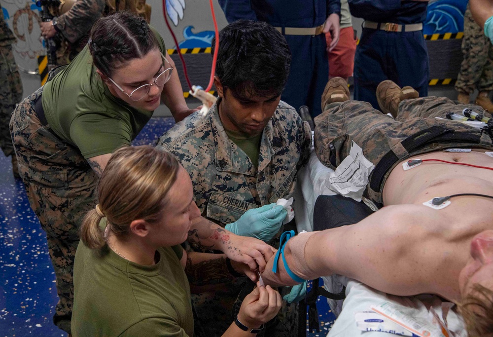 Mass Casualty Training Aboard USS America (LHA 6)