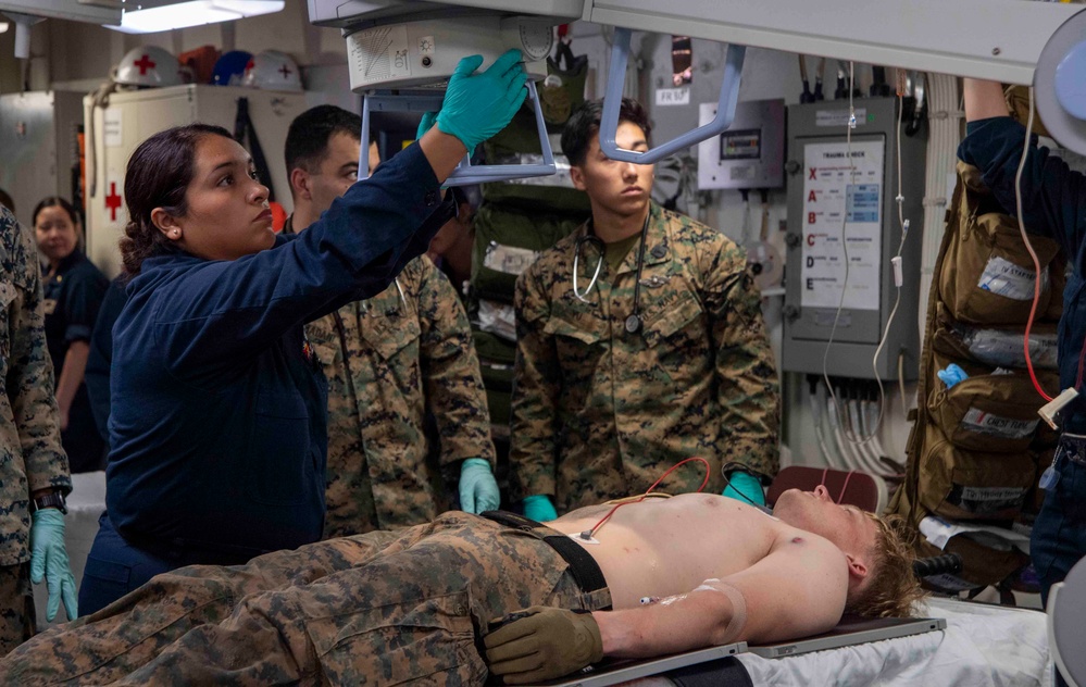Mass Casualty Training Aboard USS America (LHA 6)