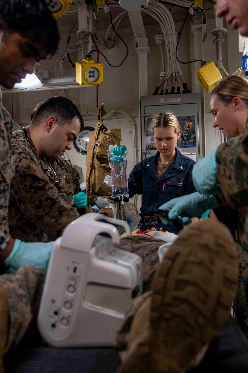 Mass Casualty Training Aboard USS America (LHA 6)