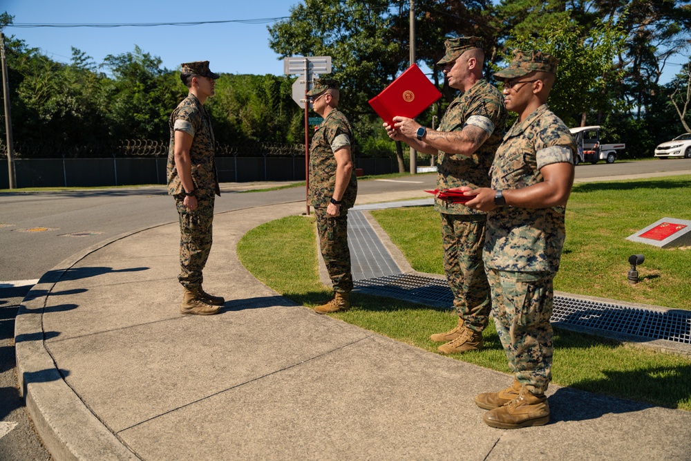 Fair Winds and Following Seas | U.S. Marines and Civilians receive awards