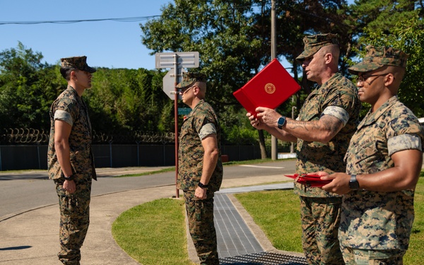 Fair Winds and Following Seas | U.S. Marines and Civilians receive awards