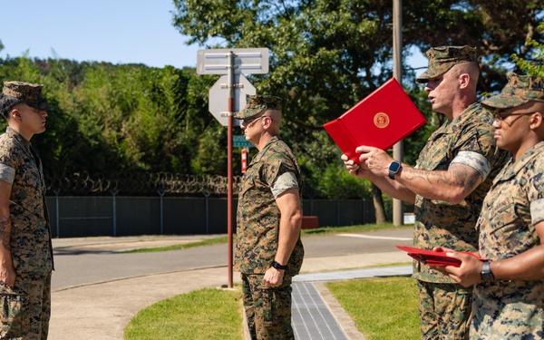 Fair Winds and Following Seas | U.S. Marines and Civilians receive awards