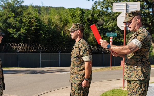Back Bone of the Marine Corps | Camp Mujuk promotion ceremony