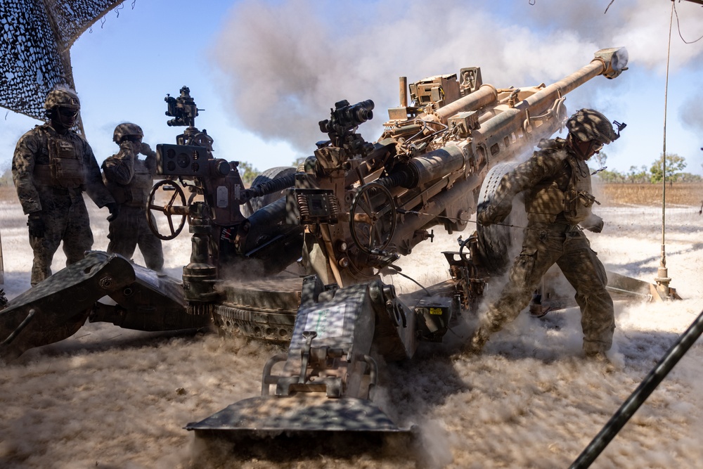 MRF-D 24.3: India Btry., 2nd Bn., 5th Marines (Rein.), participates in fire support coordination exercise during Exercise Predator’s Run 24