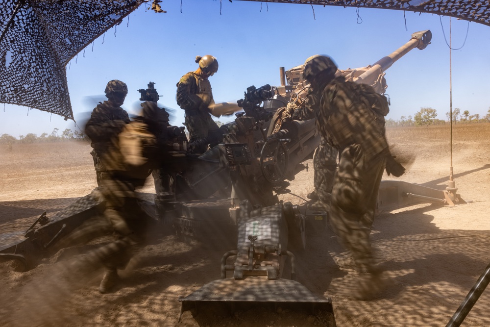 MRF-D 24.3: India Btry., 2nd Bn., 5th Marines (Rein.), participates in fire support coordination exercise during Exercise Predator’s Run 24