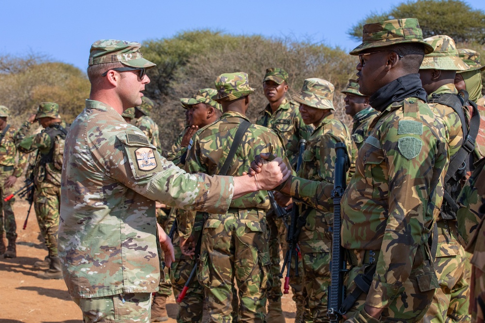 North Carolina National Guard, Botswana Defence Force conduct battle drills at Southern Accord 2024