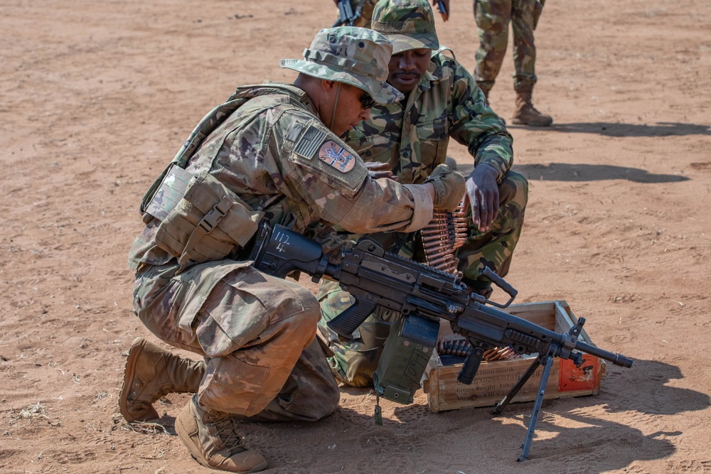 North Carolina National Guard, Botswana Defence Force conduct battle drills at Southern Accord 2024