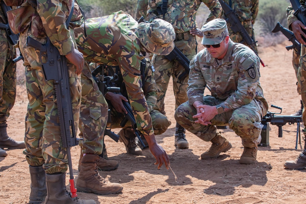 North Carolina National Guard, Botswana Defence Force conduct battle drills at Southern Accord 2024