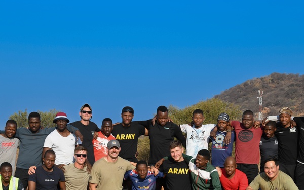 North Carolina National Guard, Botswana Defence Force play joint friendly soccer match