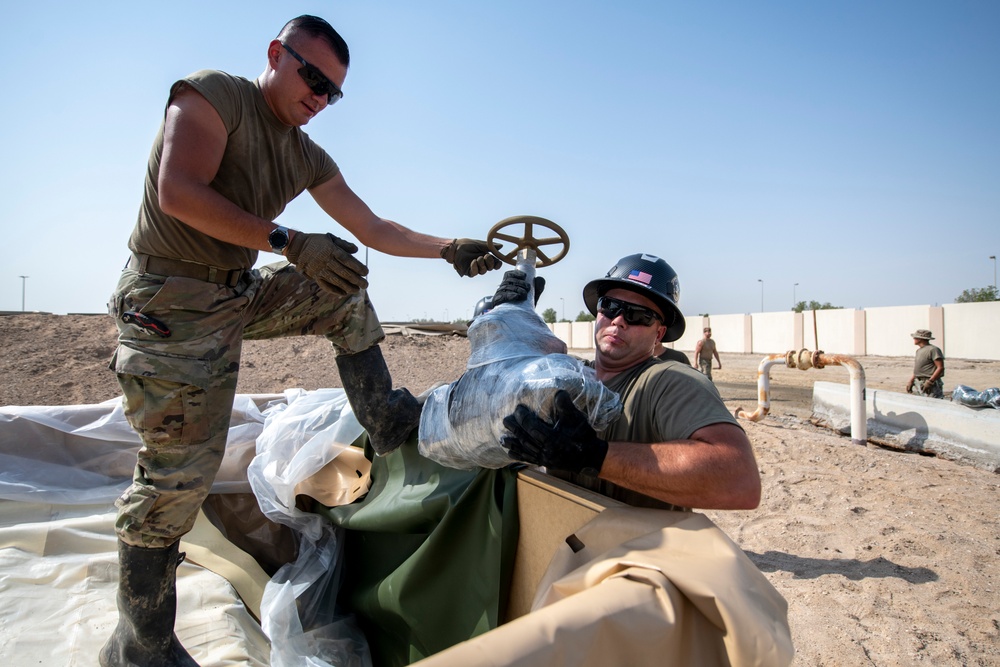 380th AEW Installs New Fuel Bladders