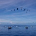 Abraham Lincoln Carrier Strike Group and Cavour Strike Group Sail in the Pacific Ocean