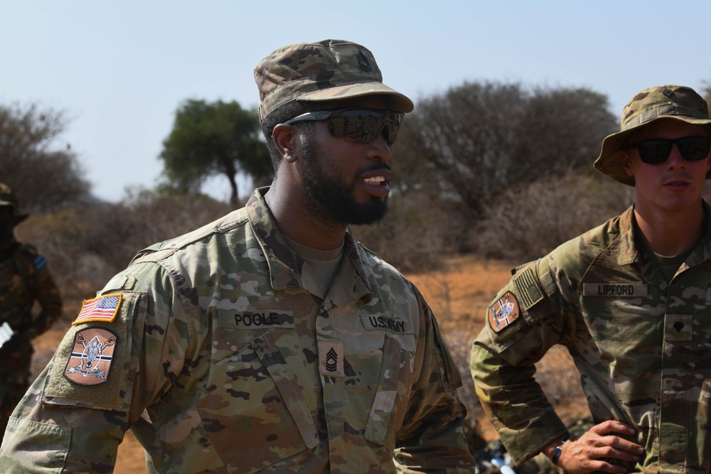 North Carolina National Guard, Botswana Defence Force conduct battle drills