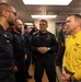 RADM Sean Bailey Welcomes Italian Navy Staff During Shipboard Tour