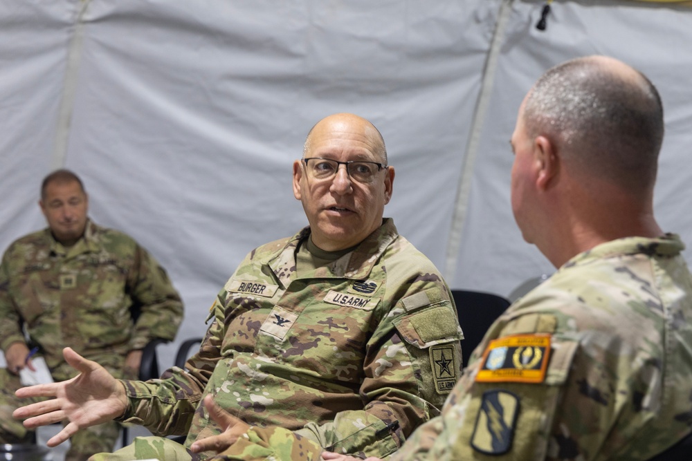Col. David Burger Visits Joint Multinational Training Group- Ukraine