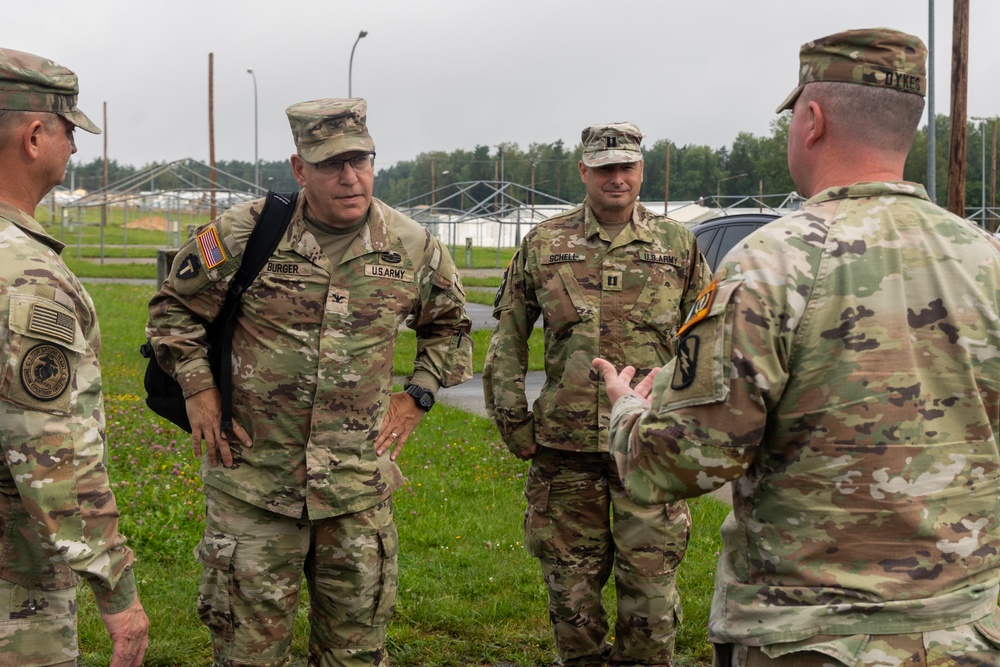 Col. David Burger Visits Joint Multinational Training Group- Ukraine