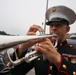 The 2nd Marine Aircraft Wing (MAW) Band performs at the opening parade of the Fergus Scottish Festival &amp; Highland Games