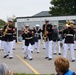 The 2nd Marine Aircraft Wing (MAW) Band performs at the opening parade of the Fergus Scottish Festival &amp; Highland Games