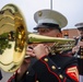 The 2nd Marine Aircraft Wing (MAW) Band performs at the opening parade of the Fergus Scottish Festival &amp; Highland Games