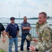 USACE Buffalo District Command Team Visits Bird Island Pier