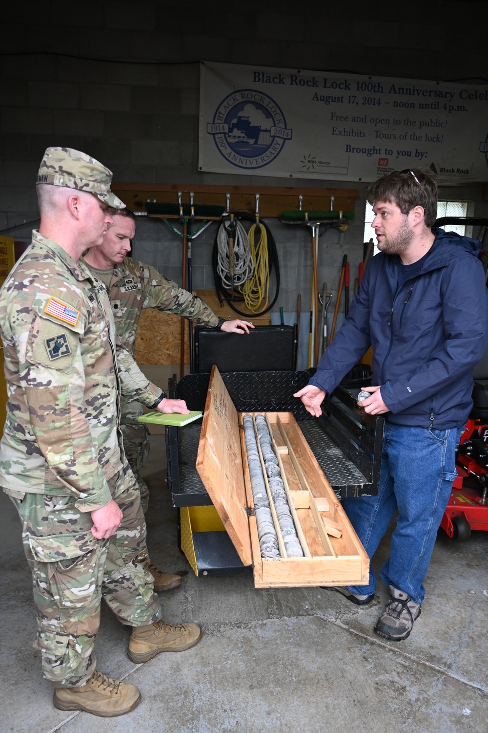 USACE Buffalo District Command Team Visits Black Rock Lock