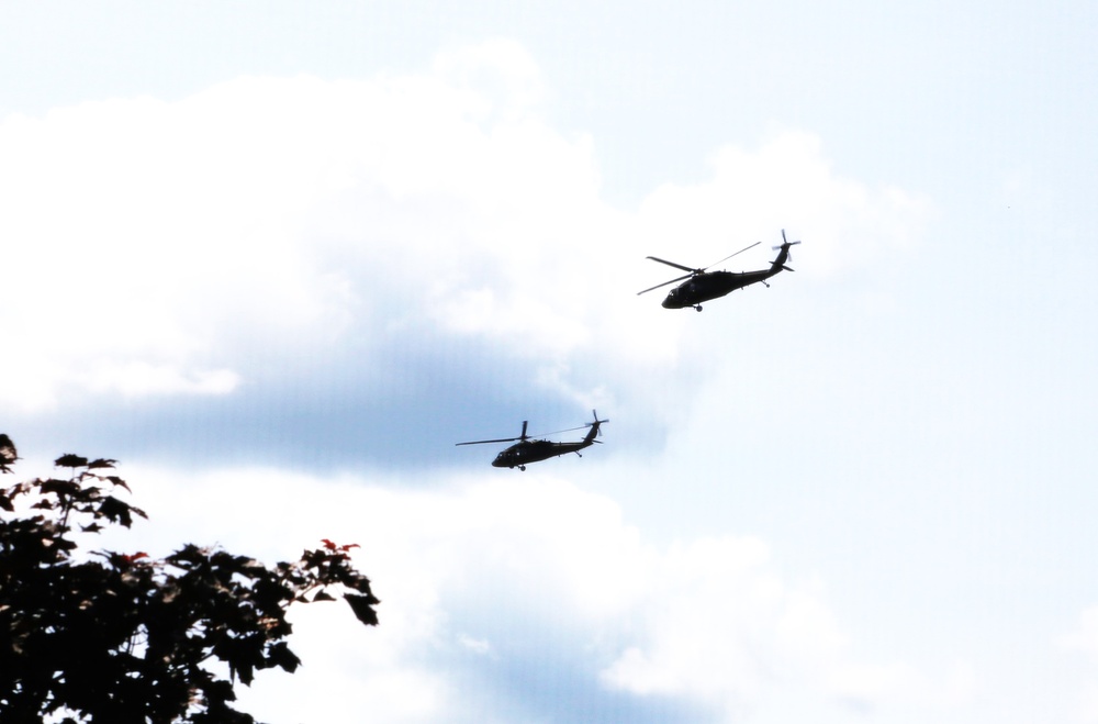 UH-60 Black Hawk training operations at Fort McCoy