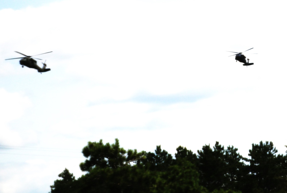 UH-60 Black Hawk training operations at Fort McCoy