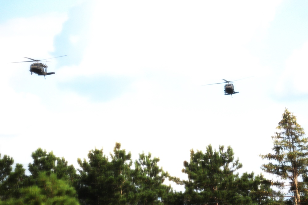 UH-60 Black Hawk training operations at Fort McCoy