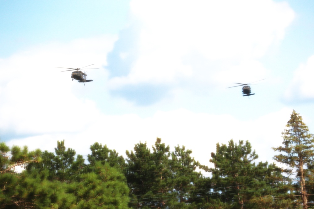 UH-60 Black Hawk training operations at Fort McCoy