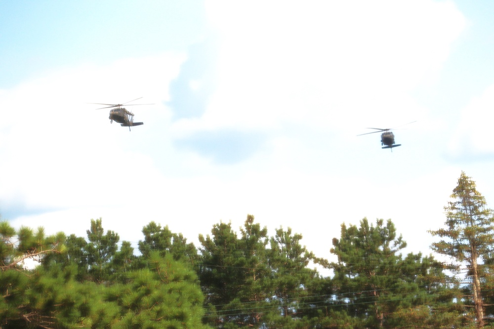 UH-60 Black Hawk training operations at Fort McCoy