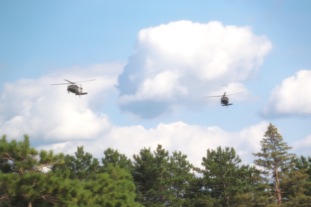 UH-60 Black Hawk training operations at Fort McCoy