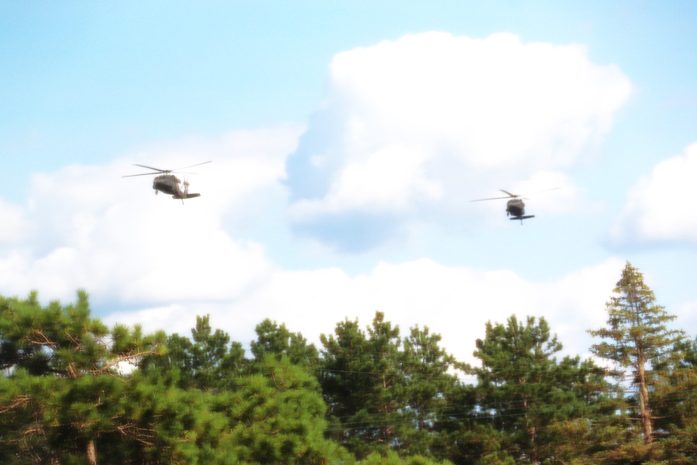 UH-60 Black Hawk training operations at Fort McCoy