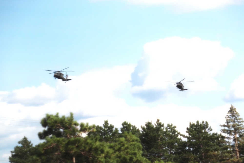 UH-60 Black Hawk training operations at Fort McCoy