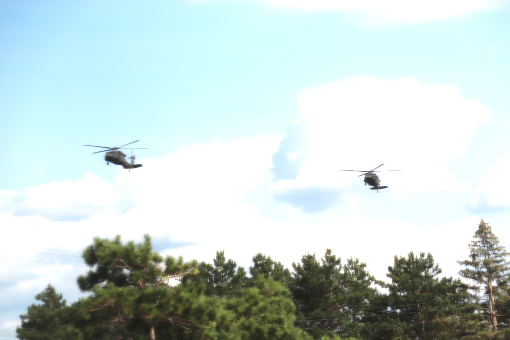 UH-60 Black Hawk training operations at Fort McCoy