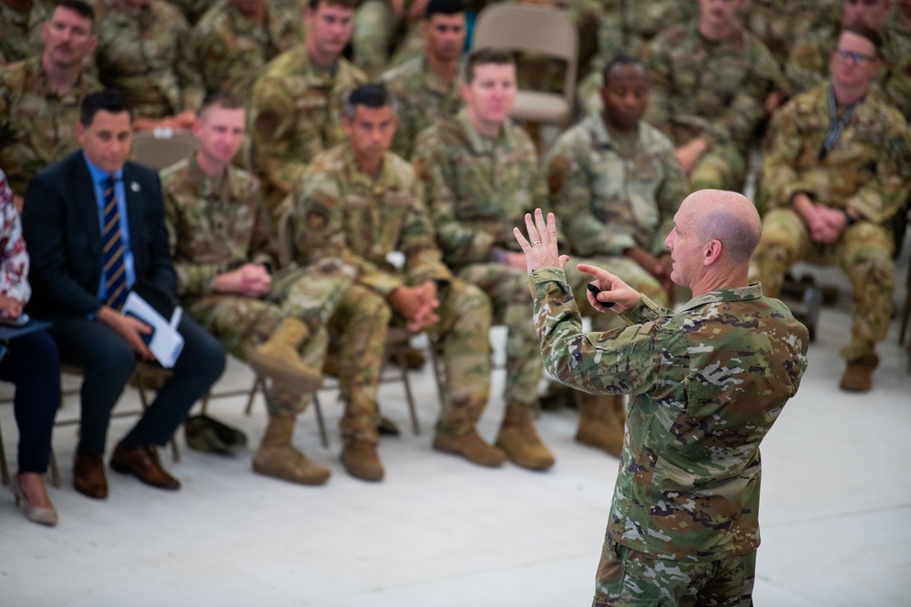 CSAF and CMSAF visit Cannon AFB