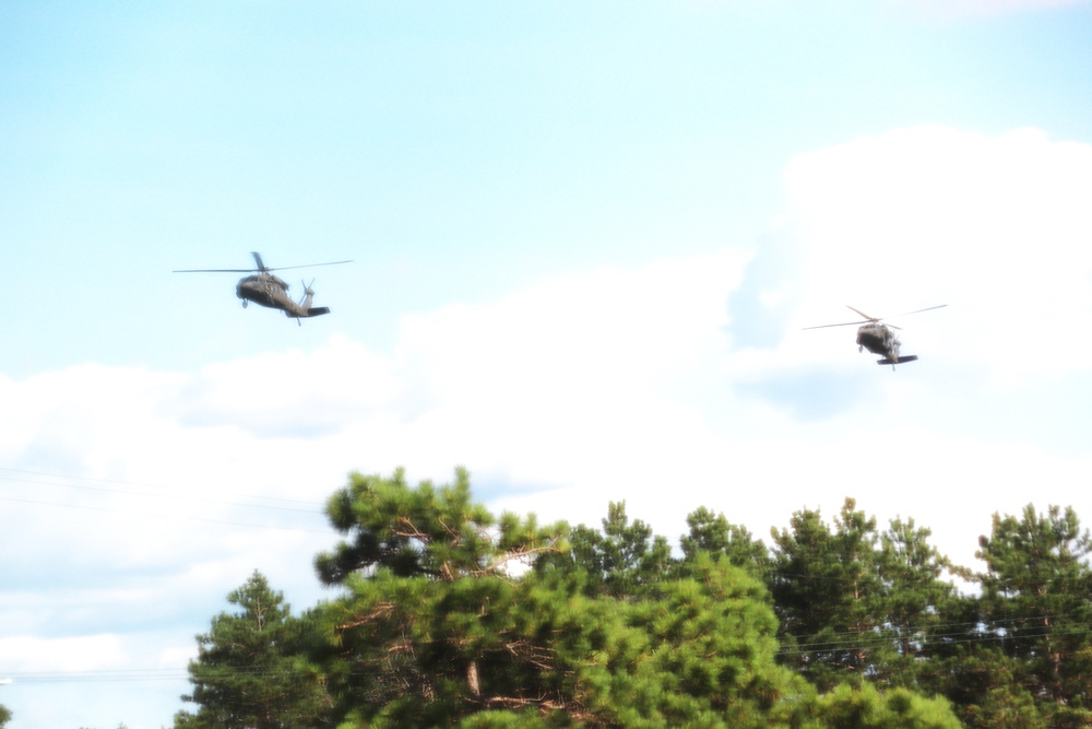 UH-60 Black Hawk training operations at Fort McCoy