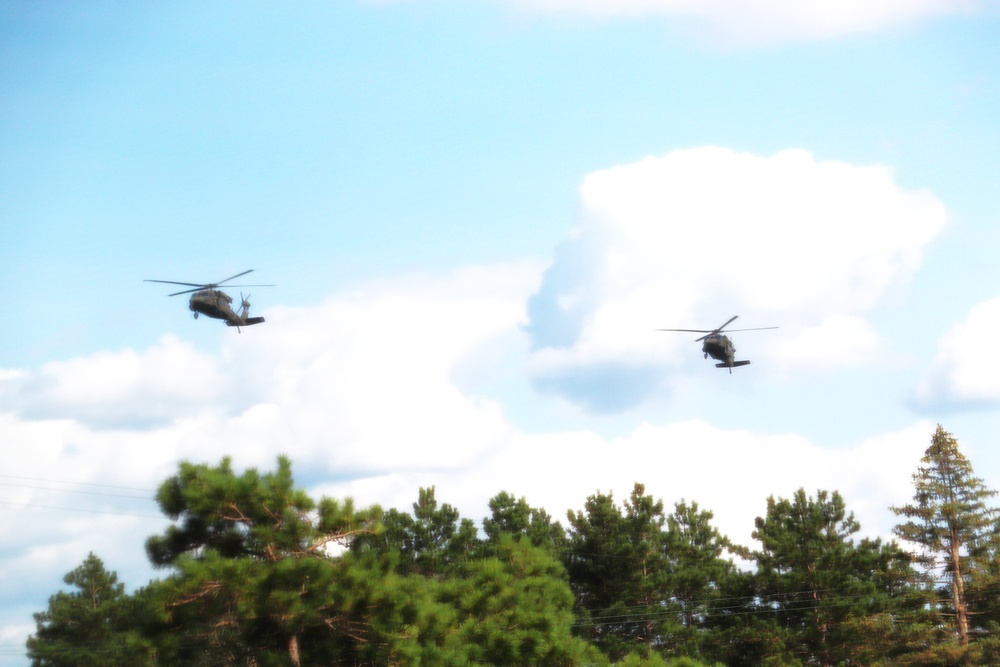 UH-60 Black Hawk training operations at Fort McCoy