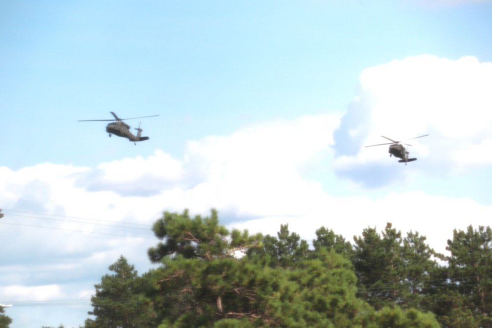 UH-60 Black Hawk training operations at Fort McCoy