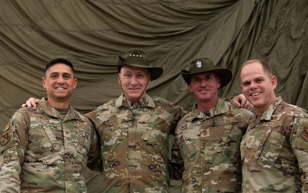 CSAF and CMSAF visit Cannon AFB