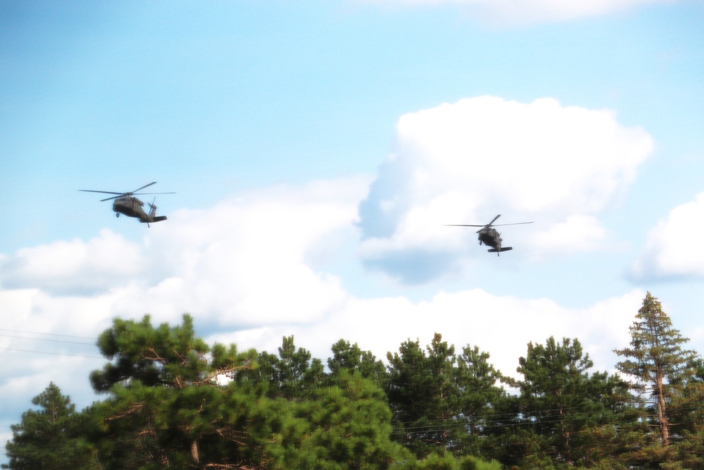 UH-60 Black Hawk training operations at Fort McCoy
