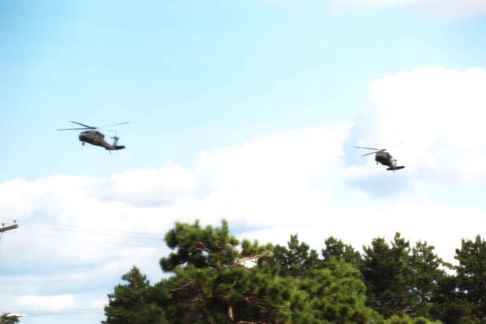 UH-60 Black Hawk training operations at Fort McCoy
