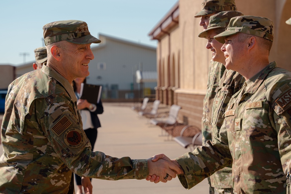 CSAF and CMSAF visit Cannon AFB