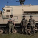 B Battery, 1st Battalion, 201st Field Artillery Regiment reacts to contact and shoots illumination rounds during Northern Strike 2024