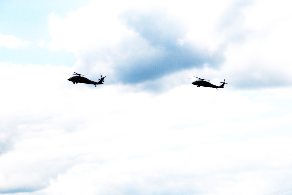UH-60 Black Hawk training operations at Fort McCoy
