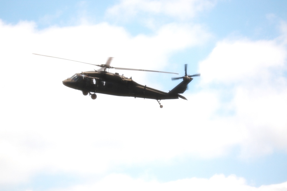 UH-60 Black Hawk training operations at Fort McCoy