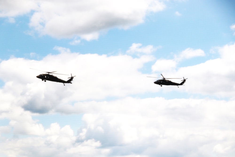 UH-60 Black Hawk training operations at Fort McCoy
