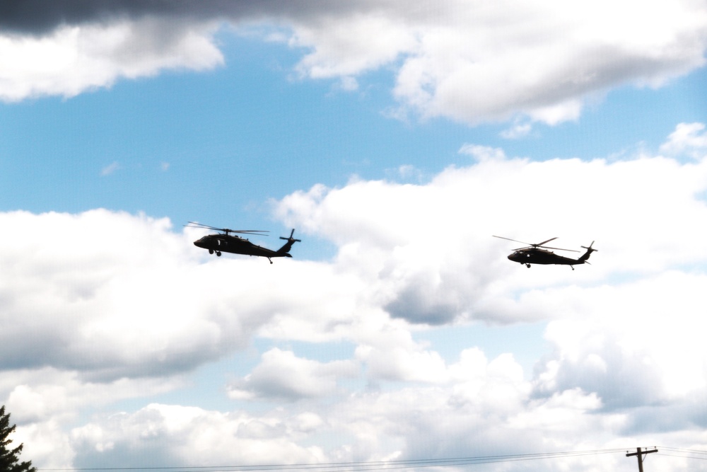 UH-60 Black Hawk training operations at Fort McCoy