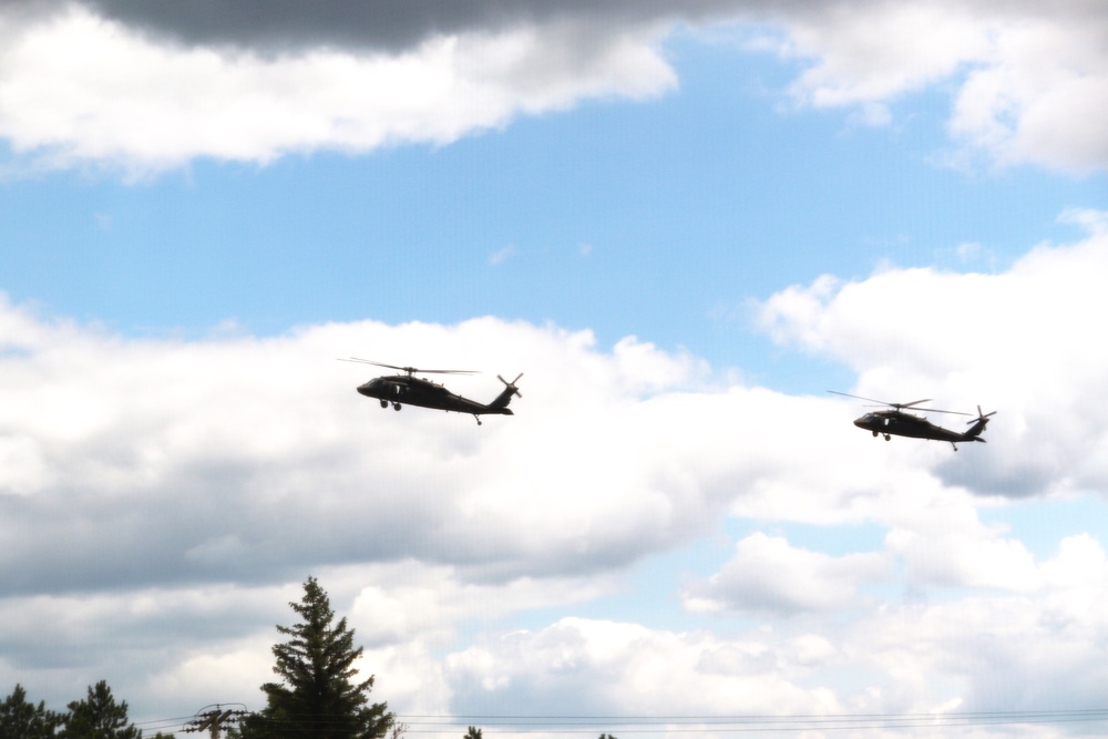 UH-60 Black Hawk training operations at Fort McCoy