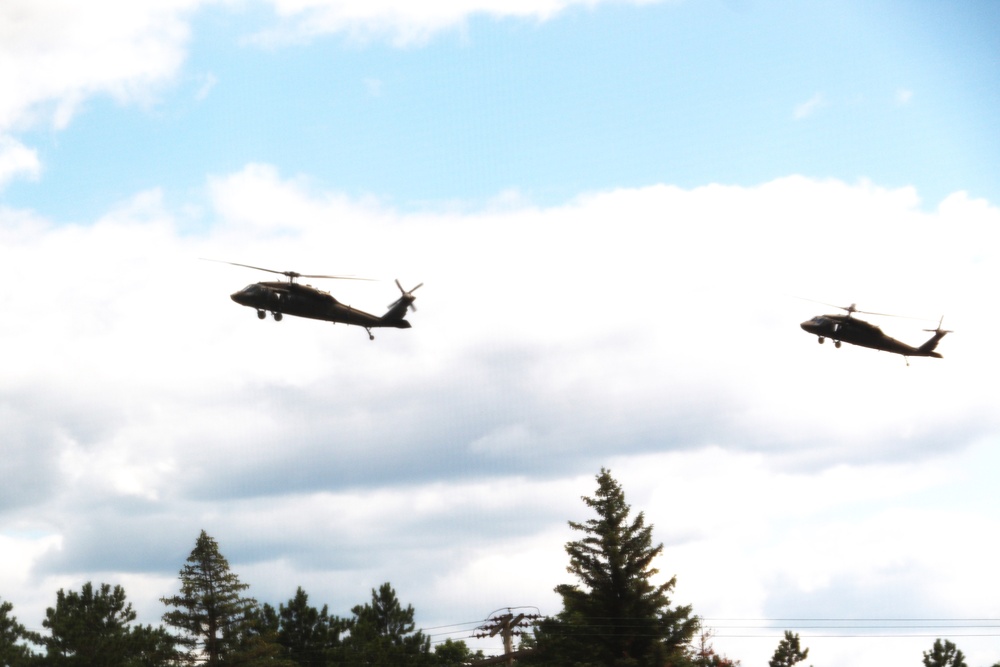 UH-60 Black Hawk training operations at Fort McCoy