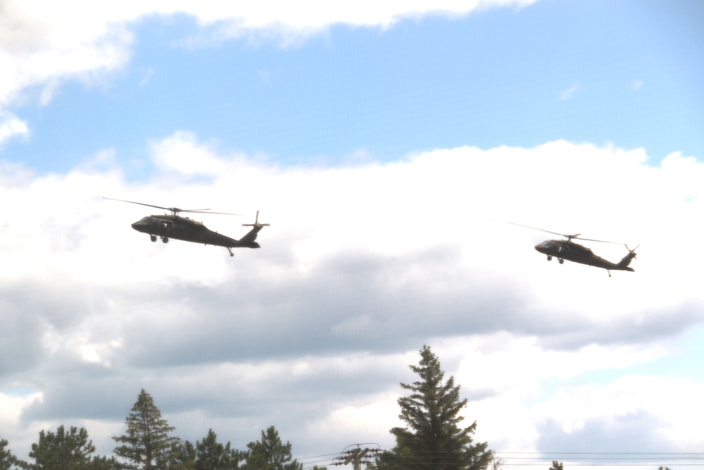 UH-60 Black Hawk training operations at Fort McCoy